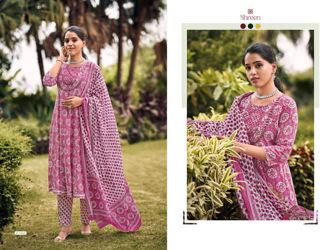 Gungun Vol 1 By Hinaya Cambric Cotton Designer Kurti With Bottom Dupatta Wholesalers In Delhi